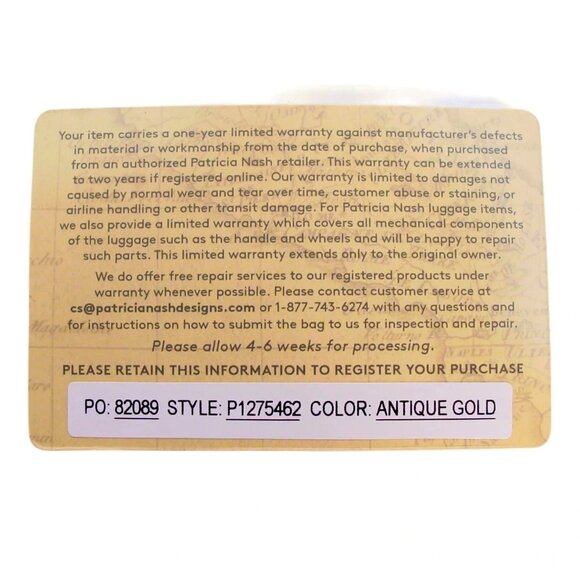 PATRICIA NASH Chiavella RFID Phone Leather Crossbody Organizer Wallet - $130 - Picture 7 of 9